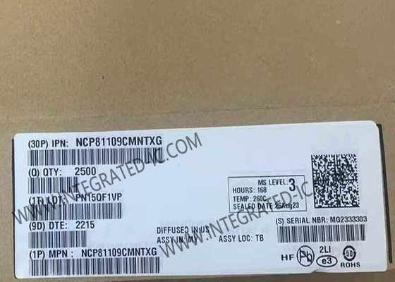 Ncp81109cmntxg chip sirkuit terintegrasi 14a fase tunggal regulator buck sinkron qfn48