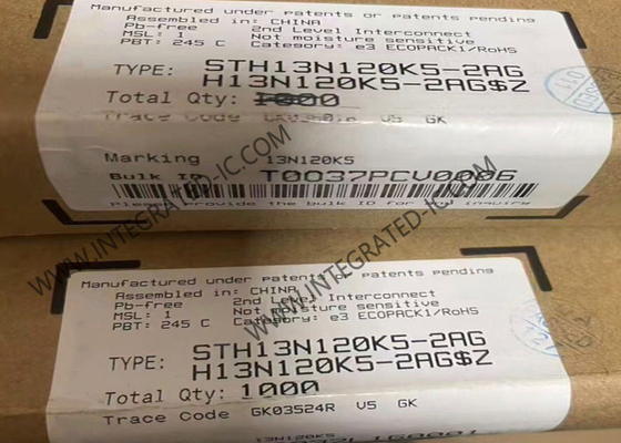 Chip Sirkuit Terpadu STH13N120K5-2AG 1200V Transistor N-Channel Kelas Otomotif