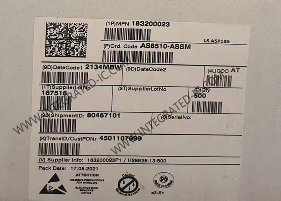 AS8510-Assm Terpadu CRIP CHIP 16BIT DATA DEPAN DEPAN IC SSOP20