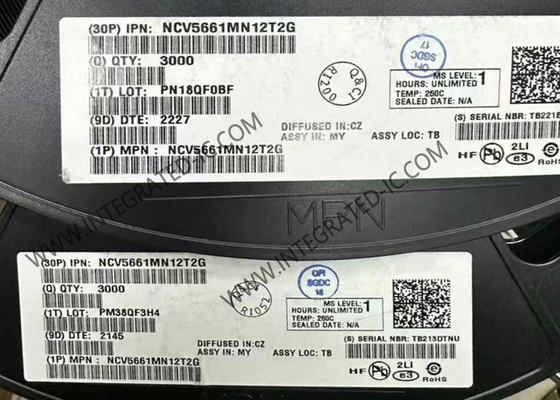 NCV5661MN12T2G Chip Sirkuit Terintegrasi Performa Tinggi LDO Regulator Tegangan Linear