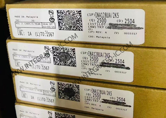 Ina128ua chip sirkuit terintegrasi presisi penguat instrumentasi daya rendah