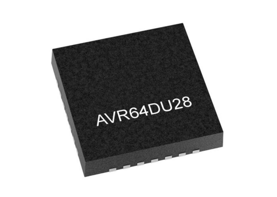 AVR64DU28T-I/STX Mikrokontroler MCU Mikrokontroler 8Bit VQFN28 USB 2.0 FS Perangkat