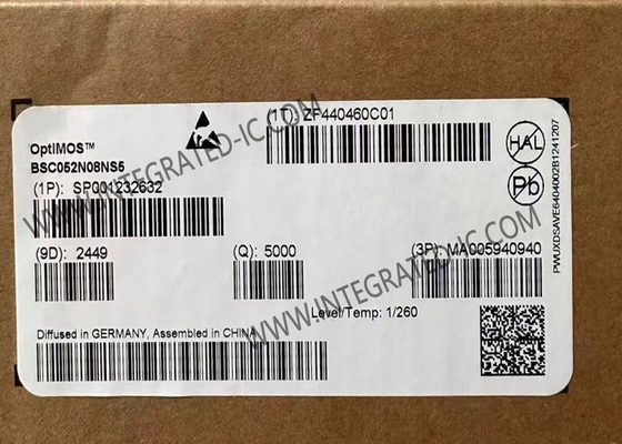 BSC052N08NS5 Chip Sirkuit Terpadu 80V OptiMOS™ 5 Transistor MOSFET Daya Untuk Aplikasi Telekomunikasi