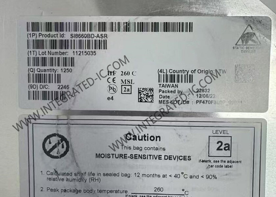 SI8660BD-ASR Chip Sirkuit Terpadu Isolator Digital Enam Saluran 5000Vrms SOIC16