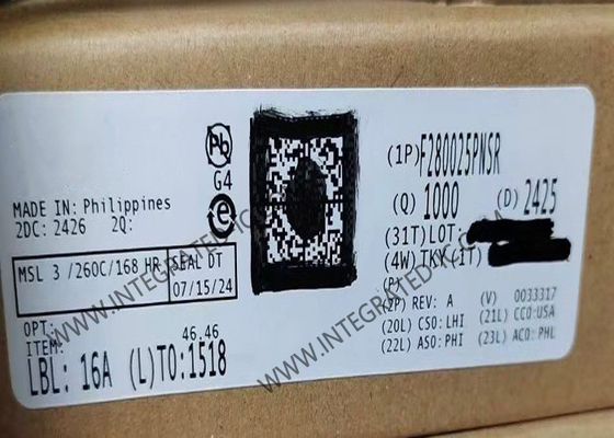 Microcontroller MCU F280025PNSR Hingga 128KB Flash 32 Bit MCU tertanam 100MHz