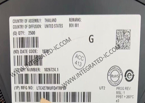 LTC4279IUFD Integrated Circuit Chip Single Port PoE Power Sourcing Equipment Controller