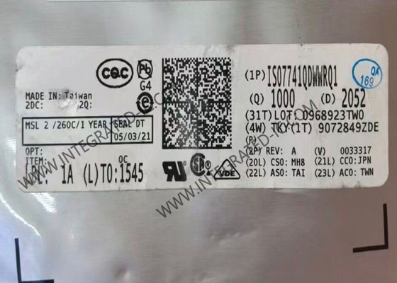 Chip sirkuit terintegrasi ISO7741QDWWRQ1 5000Vrms 4 Channel Digital Isolator SOIC16