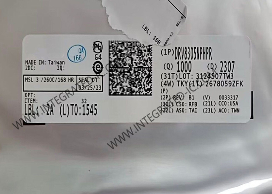 Chip Sirkuit Terpadu DRV8305NPHPR 45V Penggerak Gerbang Cerdas Tiga Fase HTQFP48 Penggerak BLDC