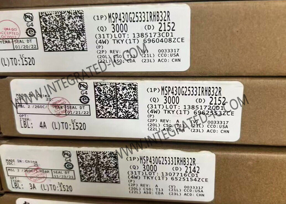 Mikrokontroler MSP430G2533IRHB32R MCU 16Bit MCU 16MHz Mikrokontroler Sinyal Campuran
