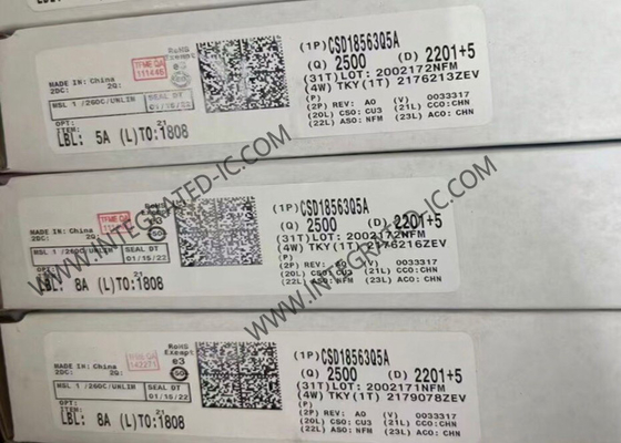 Chip Sirkuit Terpadu CSD18563Q5A 60V N Channel NexFET Power MOSFET Transistor