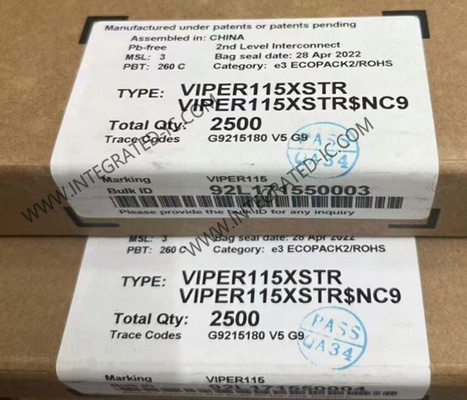VIPER115XSTR Integrated Circuit Chip Energy Saving Offline Konverter Tegangan Tinggi