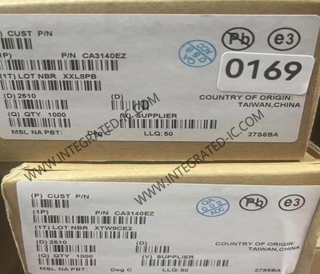 CA3140EZ Chip Sirkuit Terintegrasi 4,5MHz BiMOS Operasional Amplifier PDIP8