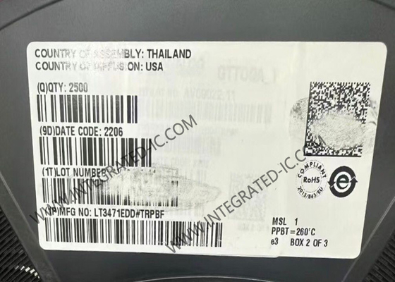 LT3471EDD Chip Sirkuit Terpadu Ganda 1.3A 1.2MHz Switching Regulator Paket DFN-10