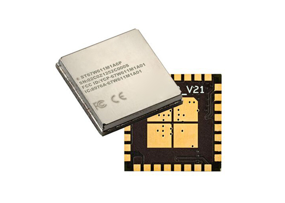 ST67W611M1A6UTR Wireless Communication Module WiFi 6 Dan BT LE Combo Coprocessor Module