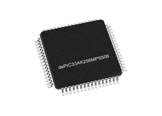 DSPIC33AK256MPS506-I/PT Mikrokontroler MCU Pengendali Sinyal Digital Inti Tunggal 32-Bit Berkecepatan Tinggi