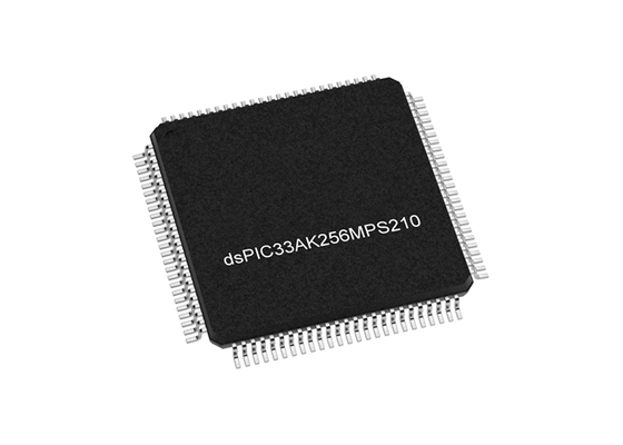 DSPIC33AK256MPS210-I/PT Mikrokontroler MCU Bandwidth Tinggi 200MHz 32-Bit Single-Core DSC