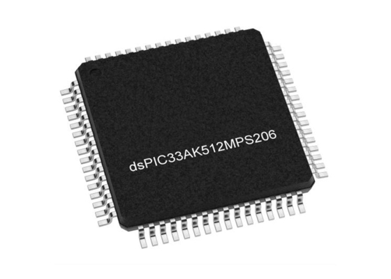 DSPIC33AK512MPS206-I/PT Mikrokontroler MCU 200MHz 32Bit Single Core DSC TQFP64