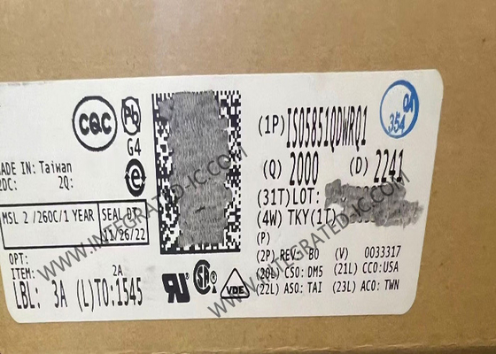 ISO5851QDWRQ1 Integrated Circuit Chip Otomotif 5.7kVrms Single-Channel Isolated Gate Driver