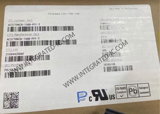 Sensor IC ACS770KCB-150B-PFF-T 150A Sensor IC arus termal ditingkatkan