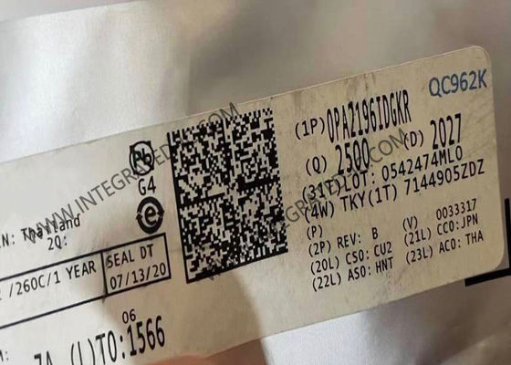 OPA2196IDGKR Integrated Circuit Chip Dual 36V Low-Power Low Offset Voltage Rail-to-Rail Operational Amplifier