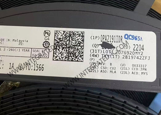 OPA2191IDR Sirkuit Terpadu Chip Presisi CMOS Daya Rendah 36V E-trim™ Penguat Operasional