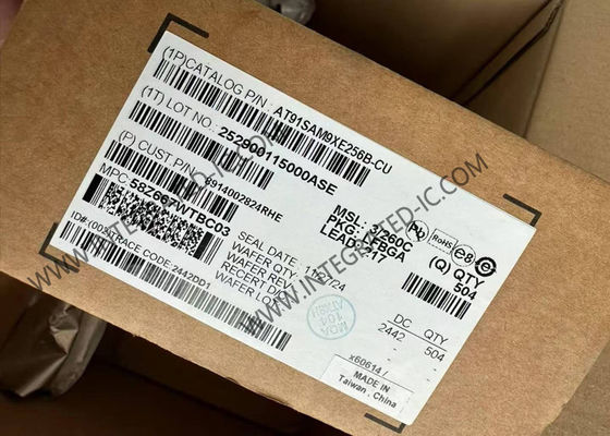 Mikrokontroler AT91SAM9XE256B-CU MCU 32Bit MCU 180MHz MCU Tertanam Cerdas Berbasis ARM