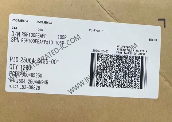 R5F100FEAFP Mikrokontroler MCU 32MHz RL78/G13 Mikrokontroler IC 16Bit MCU LQFP44