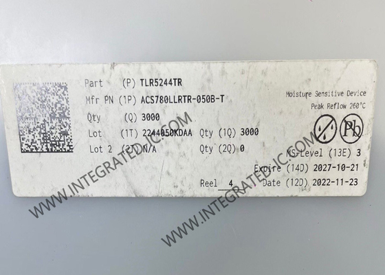 Sensor IC ACS780LLRTR-050B-T Sensor arus dengan konduktor arus 200μΩ