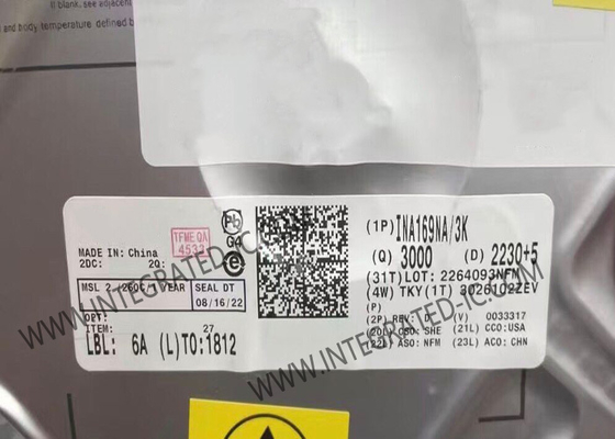 IC Sirkuit Terpadu INA169NA/3K 2.7 hingga 60V 440kHz Penguat Indera Arus Gain Variabel