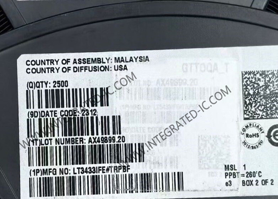 LT3433IFE Chip Sirkuit Terpadu Konverter DC/DC Step-Up/Step-Down Tegangan Tinggi