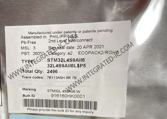 ARM Cortex-M4 STM32L4S9AII6 169UFBGA 32Bit Mikrokontroler MCU 2MB Flash Chip IC