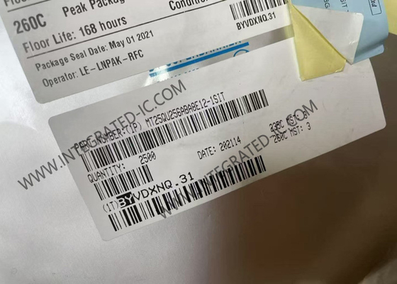 Chip Sirkuit Terpadu MT25QU256ABA8E12-1SIT FLASH - NOR IC Memori 24-TBGA