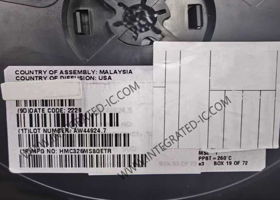 Modul Komunikasi Wireless HMC326MS8GETR GaAs InGaP HBT Driver Amplifier