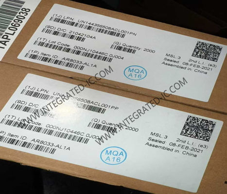 AR8033-AL1A IC Ethernet 10/100/1000 Mbps Ethernet Transceiver QFN48 Jaringan Wi-Fi