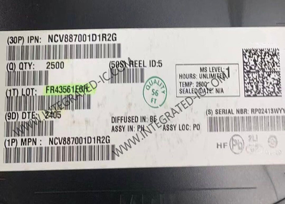 NCV887001D1R2G Chip Sirkuit Terpadu Pengontrol Peningkatan Non-Sinkron 100kHz SOIC8
