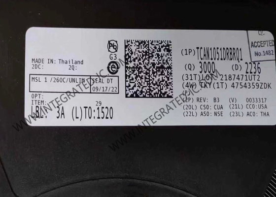 Chip Sirkuit Terpadu TCAN1051DRBRQ1 70V Transceiver Antarmuka CAN Kecepatan Tinggi