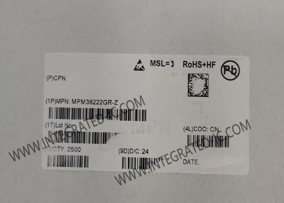 Chip Sirkuit Terpadu MPM38222GR Konverter Step-Down Sinkron Ganda 2A Dengan Induktor Terintegrasi