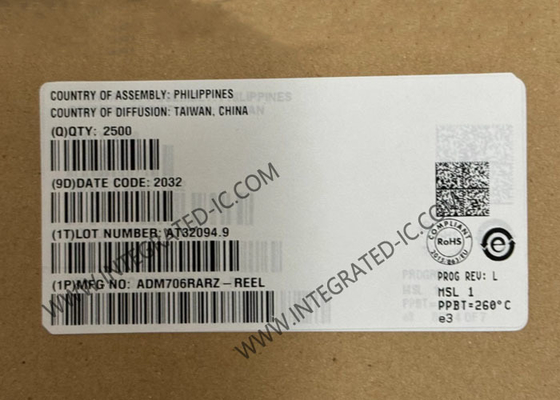 ADM706RARZ Integrated Circuit Chip Mikroprosesor Supervisory Circuit 3V Monitor Tegangan