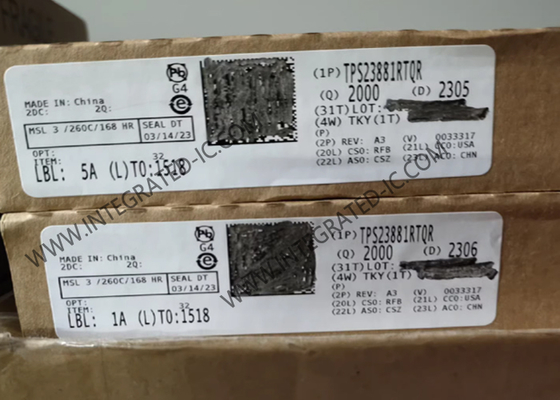 TPS23881RTQR Chip Sirkuit Terpadu 8-Saluran PoE 2 Pengendali PSE Power Over Ethernet