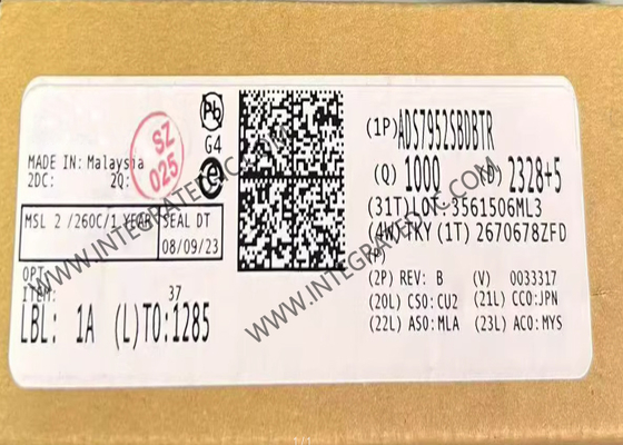 ADS7952SBDBTR Chip Sirkuit Terpadu Konverter Analog ke Digital 12Bit ADC Converter