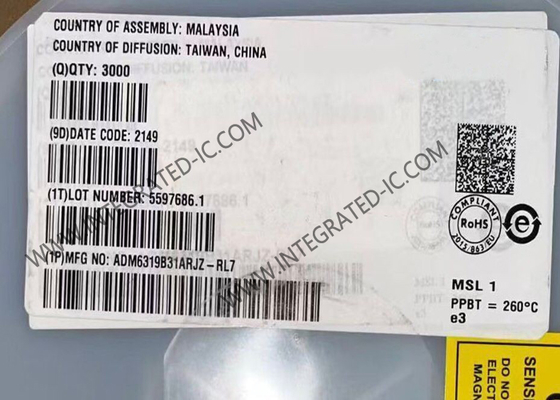 ADM6319B31ARJZ Chip Sirkuit Terpadu Sirkuit Pengawas Dengan Watchdog dan Reset Manual