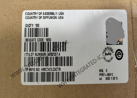 HMC747LC3CTR Chip Sirkuit Terpadu 13Gbps Flip-Flop SMT16