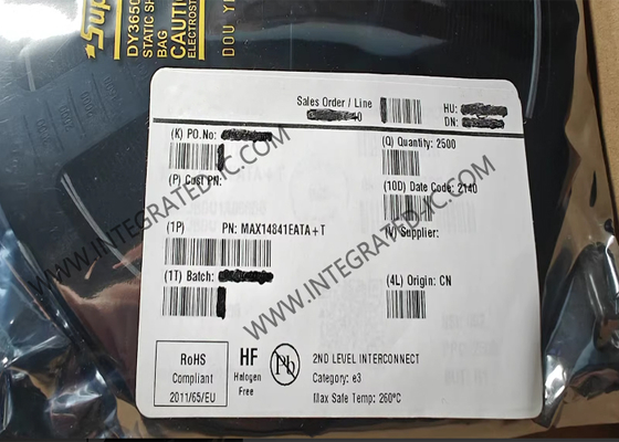 MAX14841EATA Chip Sirkuit Terpadu Transceiver Half-Duplex RS-485 IC Antarmuka RS-485