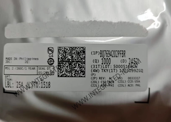 BQ7694202PFBR Chip Sirkuit Terpadu Pemantau dan Pelindung Baterai Multisel TQFP48