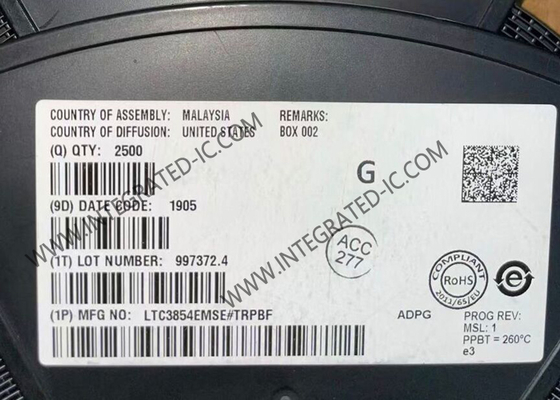 LTC3854EMSE Integrated Circuit Chip Kinerja Tinggi Synchronous Step-Down Switching DC/DC Controller