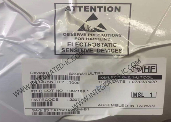 Sensor IC SX9331IULTRT Sensor Kinerja Tinggi Kecil 5-Saluran Kapasitif