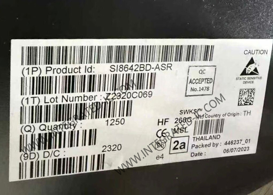 SI8642BD-ASR Chip Sirkuit Terpadu Isolator Digital Quad-Channel 150Mbps Daya Rendah