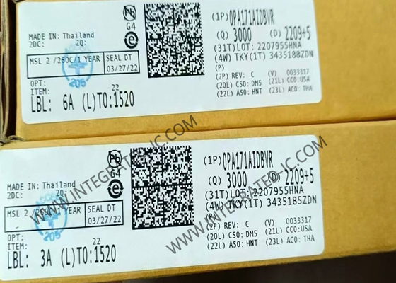 OPA171AIDBVR Integrated Circuit Chip 36V Amplifier Operasional Tujuan Umum