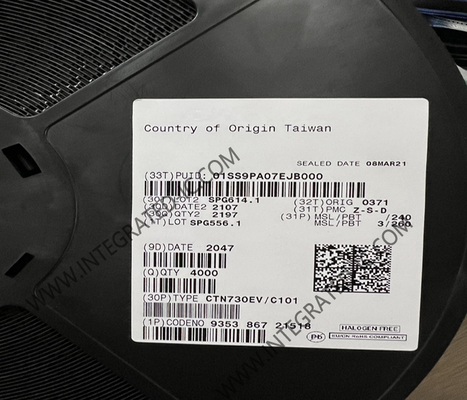 Chip Sirkuit Terpadu CTN730EV 848 Kbit/s NFC Wireless Charging Transmitter