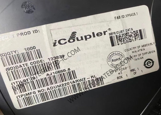 ADUM2201ARWZ Integrated Circuit Chip 5000Vrms Dua Saluran Isolator Digital SOIC16